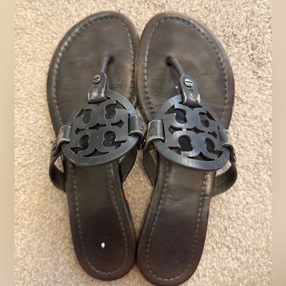 Tory Burch Miller Sandals - Dark Gray - Picture 2 of 3
